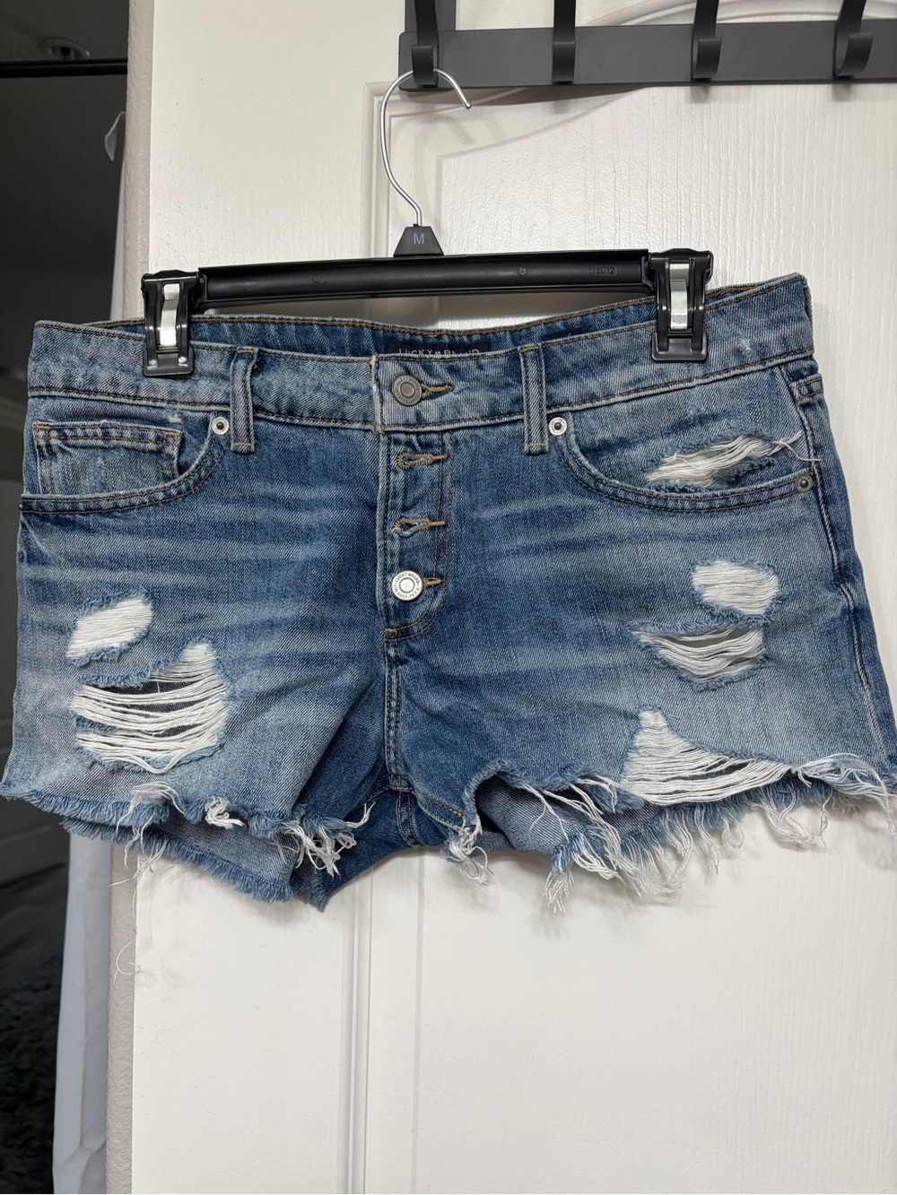 Lucky Brand Distressed Blue Jean Shorts